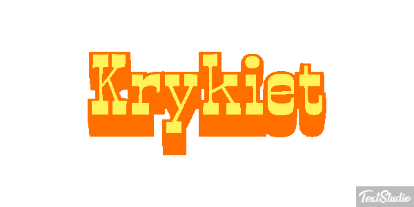 Krykiet Efekt tekstowy