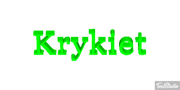 Krykiet Efekt tekstowy
