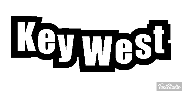 Key West Effetto testo