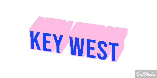 Key West Effetto testo