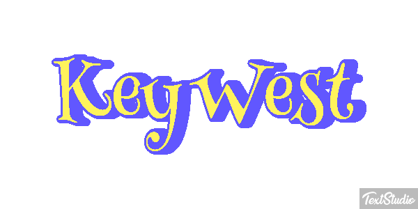 Key West Effetto testo