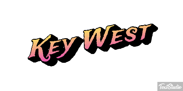 Key West Effetto testo