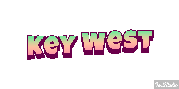 Key West Effetto testo