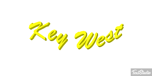 Key West Effetto testo