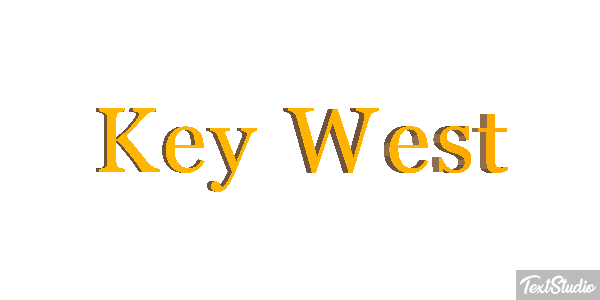 Key West Effetto testo
