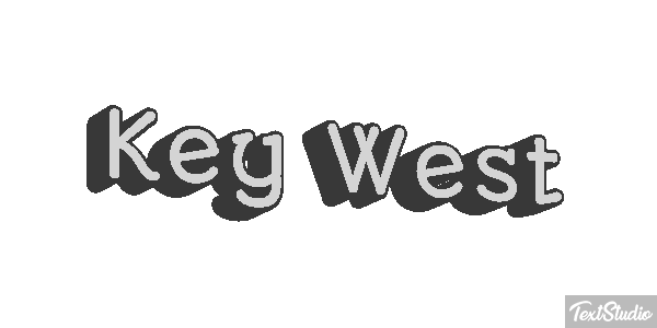 Key West Effetto testo