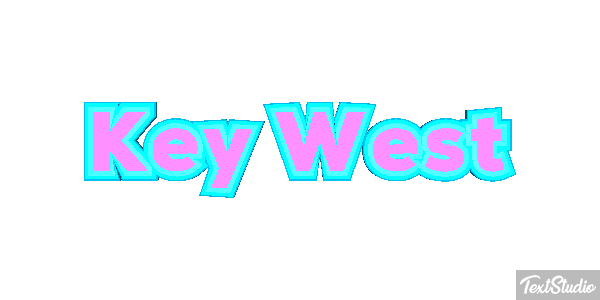 Key West Effetto testo