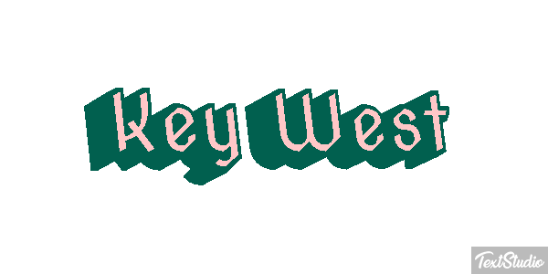 Key West Effetto testo