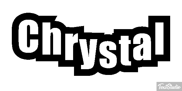 Chrystal Text effect