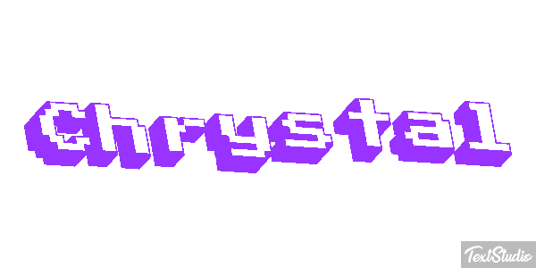 Chrystal Text effect