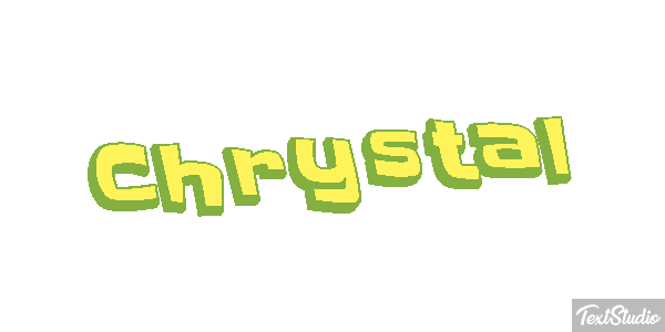 Chrystal Text effect