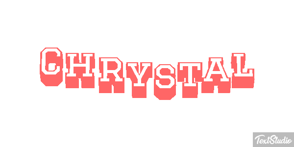 Chrystal Text effect