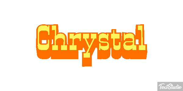 Chrystal Text effect