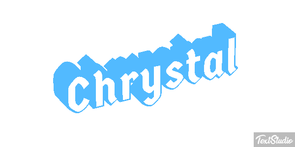 Chrystal Text effect
