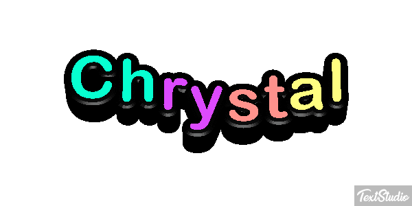 Chrystal Text effect
