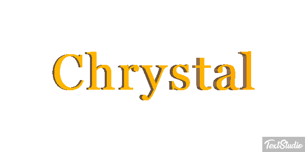 Chrystal Text effect