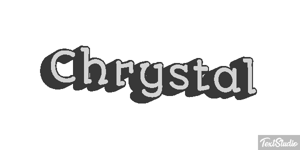 Chrystal Text effect