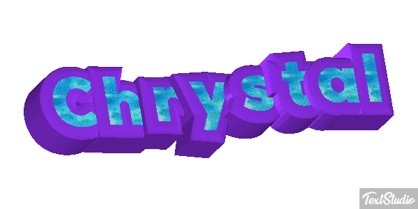 Chrystal Text effect