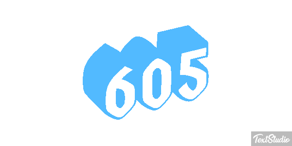 605 Effetto testo