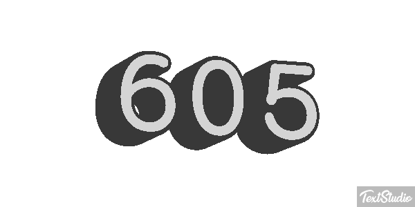 605 Effetto testo