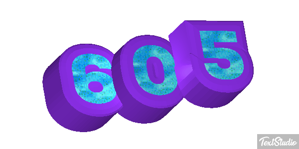 605 Effetto testo