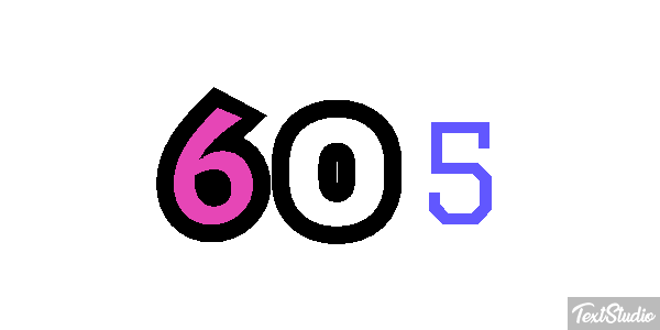 605 Effetto testo