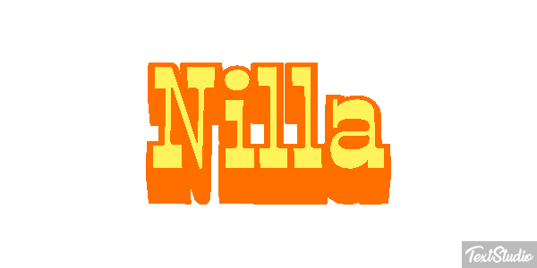 Nilla Effetto testo