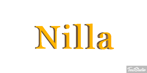 Nilla Effetto testo