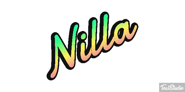 Nilla Effetto testo