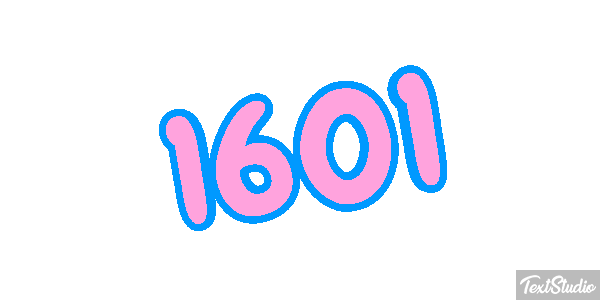 1601 Text effect