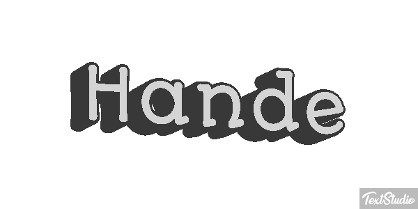 Hande Efeito do texto