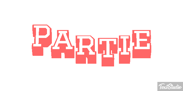 Partie Effet de texte