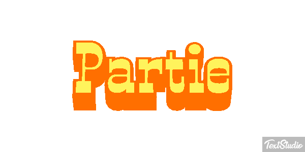 Partie Effet de texte