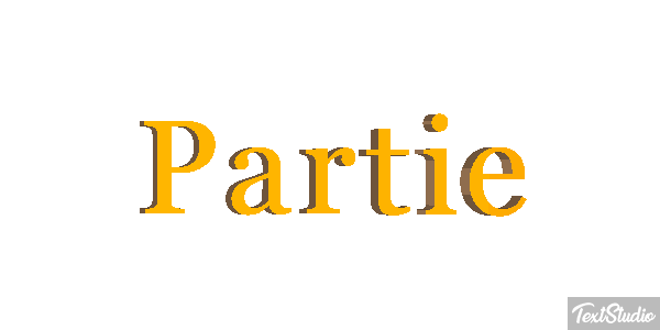 Partie Effet de texte