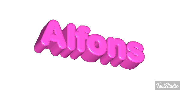 Alfons Efekt tekstowy