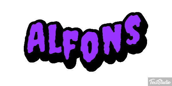 Alfons Efekt tekstowy
