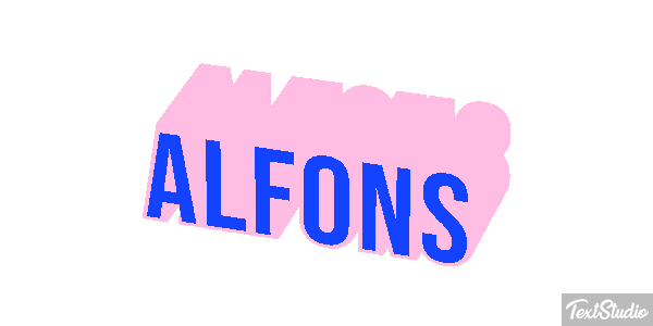 Alfons Efekt tekstowy