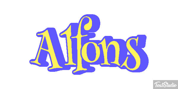 Alfons Efekt tekstowy