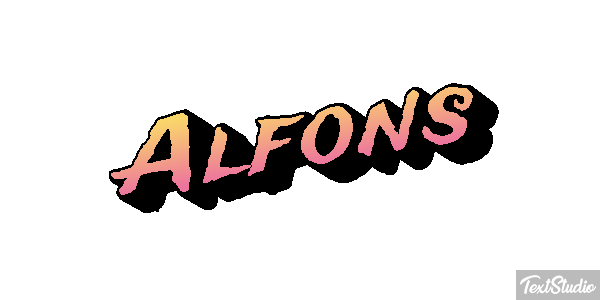 Alfons Efekt tekstowy