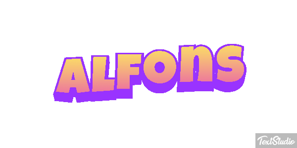Alfons Efekt tekstowy