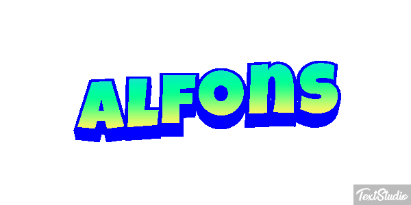 Alfons Efekt tekstowy
