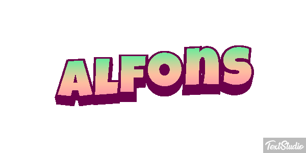 Alfons Efekt tekstowy