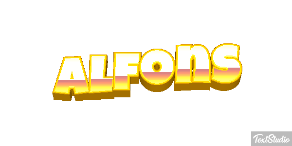 Alfons Efekt tekstowy