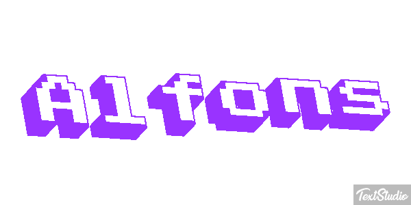Alfons Efekt tekstowy