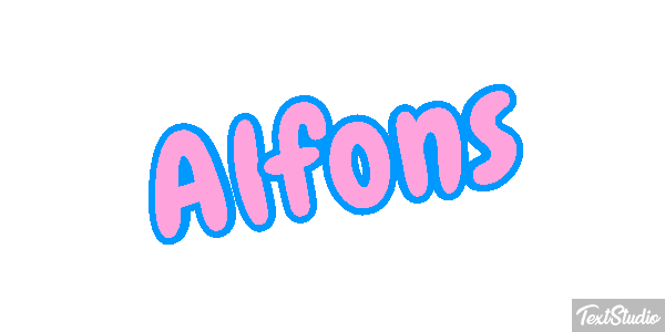 Alfons Efekt tekstowy