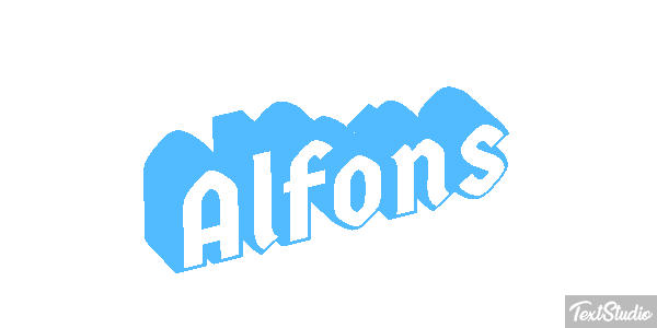 Alfons Efekt tekstowy
