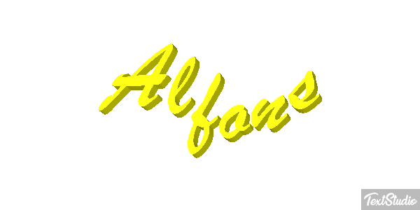 Alfons Efekt tekstowy