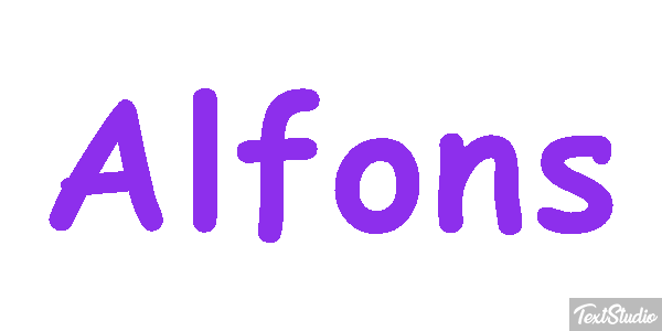 Alfons Efekt tekstowy