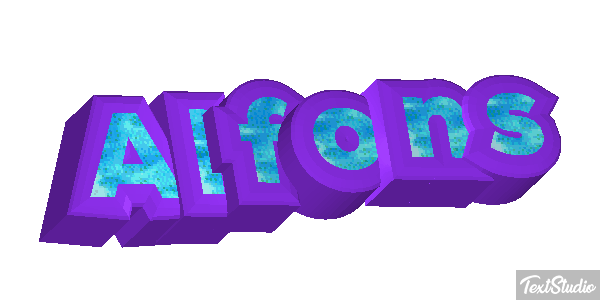Alfons Efekt tekstowy