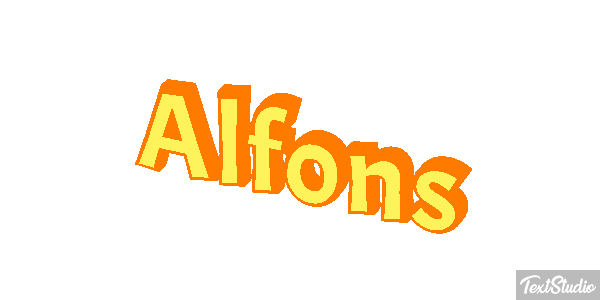 Alfons Efekt tekstowy